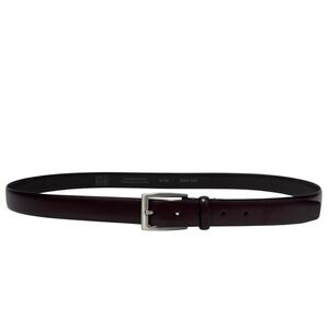 Jos. A. Bank Burnished Edge Brown Italian‎ Leather Belt - Size 44